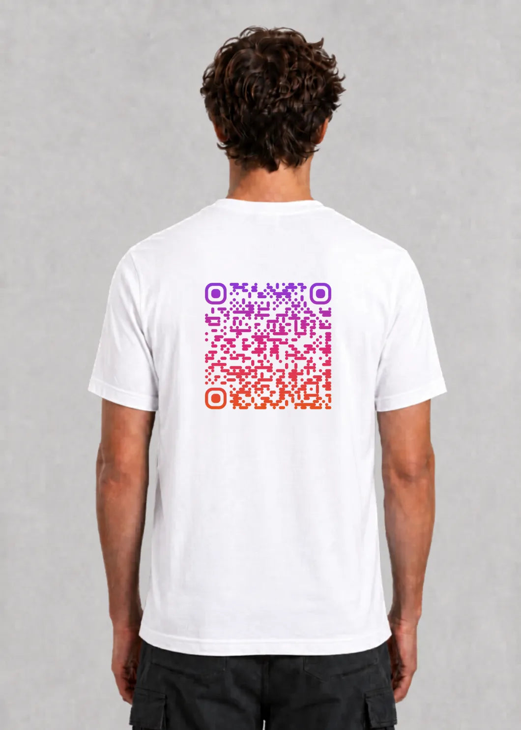Tricou Aura — spate alb